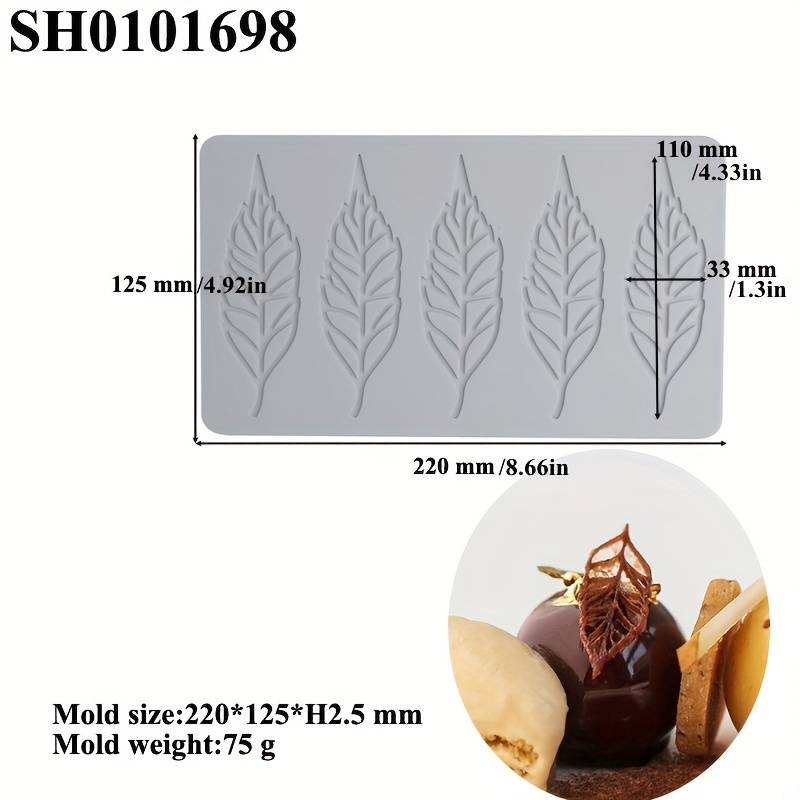 Hollow Leaf Silicone Molds Lover Heart Chocolate Molds - Temu Germany